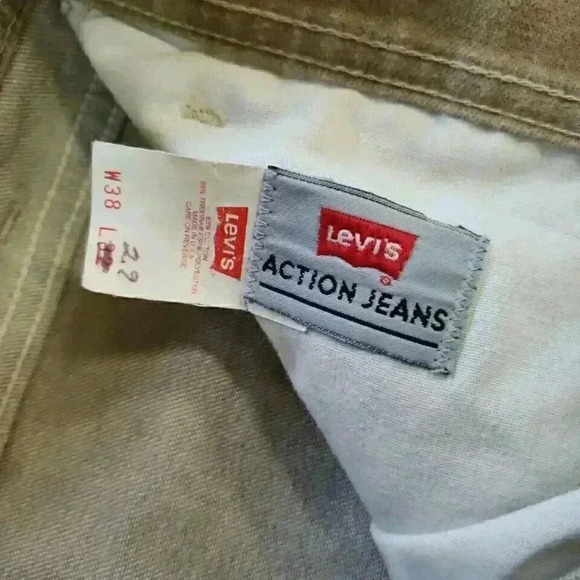 Vintage Levi’s Brown Action Jeans Men’s Size 38 x 29 4558 - Picture 5 of 10